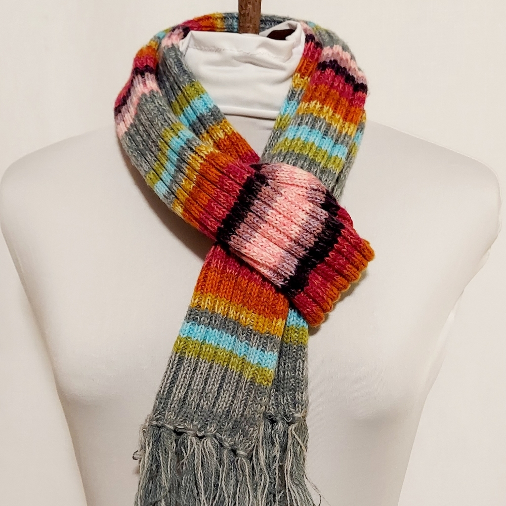 Ladies Multi-Colored Scarf